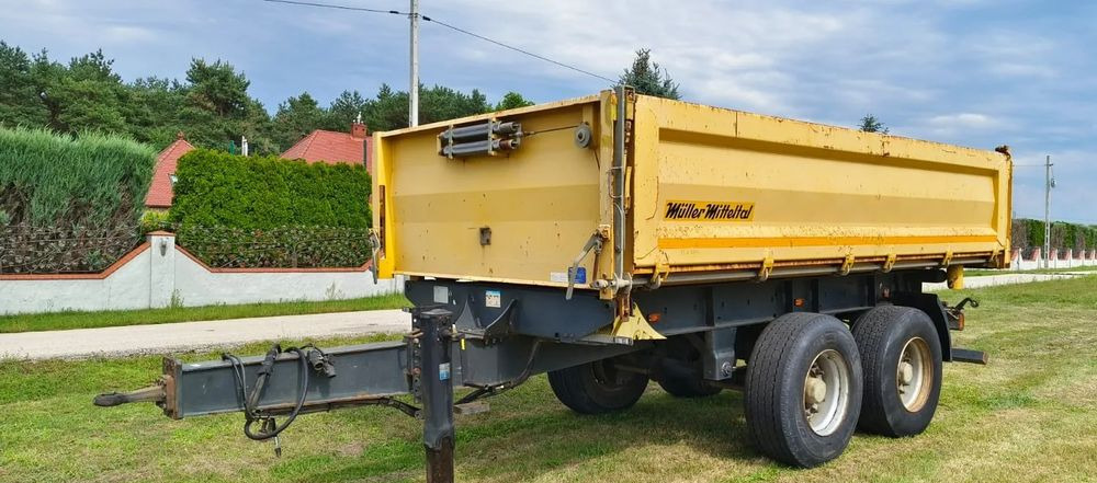Miller Przyczepa Tandem R180 | Kipper Wywrotka trójstronna | Bordmatik- Manual | Zawieszenie pneumatyczne | Oś podnoszona|Stan idealny | - Savivartis priekaba: foto 2 Miller Przyczepa Tandem R180 | Kipper Wywrotka trójstronna | Bordmatik- Manual | Zawieszenie pneumatyczne | Oś podnoszona|Stan idealny | - Savivartis priekaba: foto 2