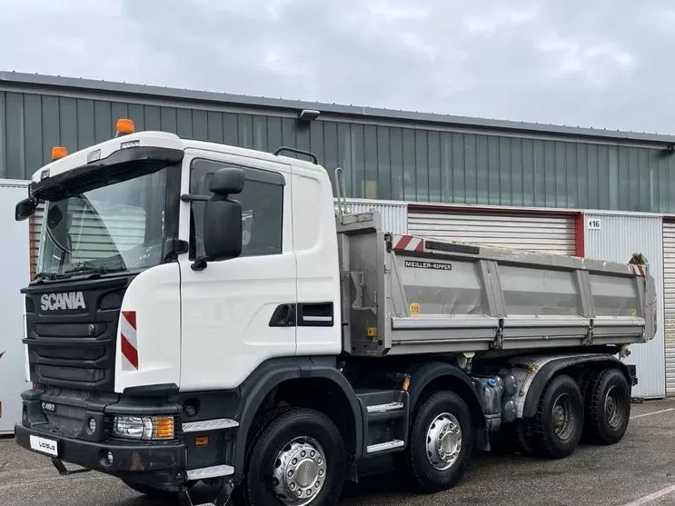 Savivartis sunkvežimis Scania G 450 8x4 | Meiller Bordmatik Wywrotka trójstronna  | Retarder | 298.000 km!!!! | Euro 6 |1 właściciel: foto 13