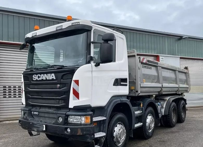 Savivartis sunkvežimis Scania G 450 8x4 | Meiller Bordmatik Wywrotka trójstronna  | Retarder | 298.000 km!!!! | Euro 6 |1 właściciel: foto 8