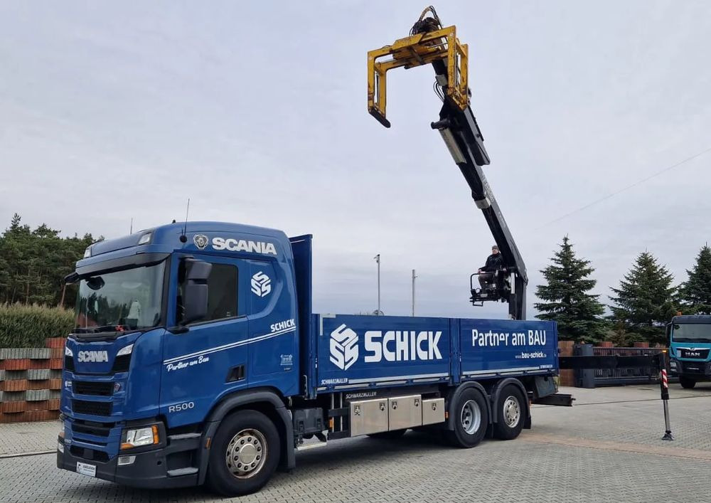 Scania Scania/ R 500/ 6x2 /Fassi F 215 AS - Platforminis/ Bortinis sunkvežimis, Sunkvežimis su kranu: foto 2 Scania Scania/ R 500/ 6x2 /Fassi F 215 AS - Platforminis/ Bortinis sunkvežimis, Sunkvežimis su kranu: foto 2