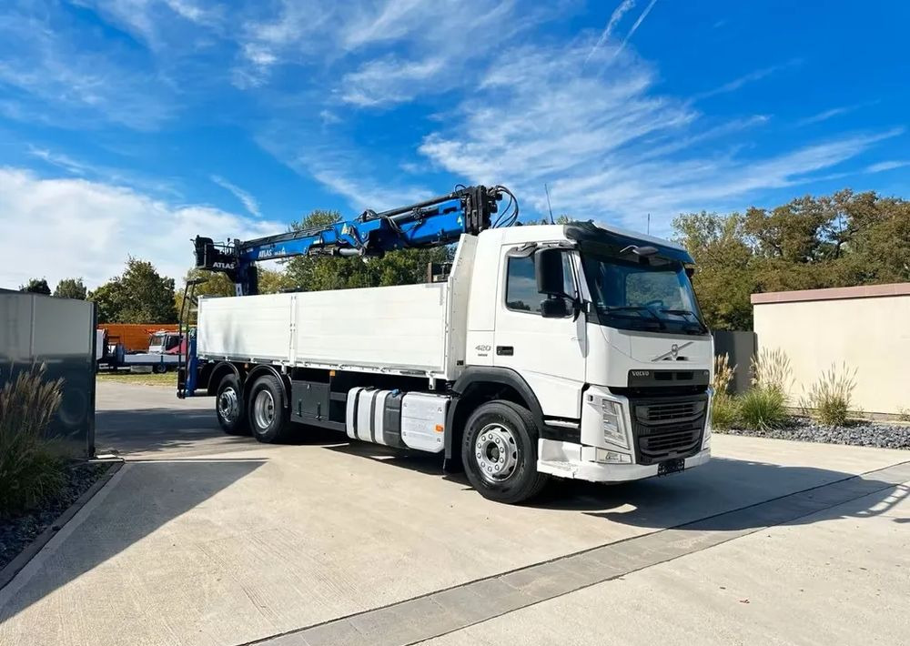 Volvo FM420 6x2 | HDS Atlas AK 186-3 z przestrzenią ładunkową | Euro6 |238 000 km - Platforminis/ Bortinis sunkvežimis, Sunkvežimis su kranu: foto 1 Volvo FM420 6x2 | HDS Atlas AK 186-3 z przestrzenią ładunkową | Euro6 |238 000 km - Platforminis/ Bortinis sunkvežimis, Sunkvežimis su kranu: foto 1
