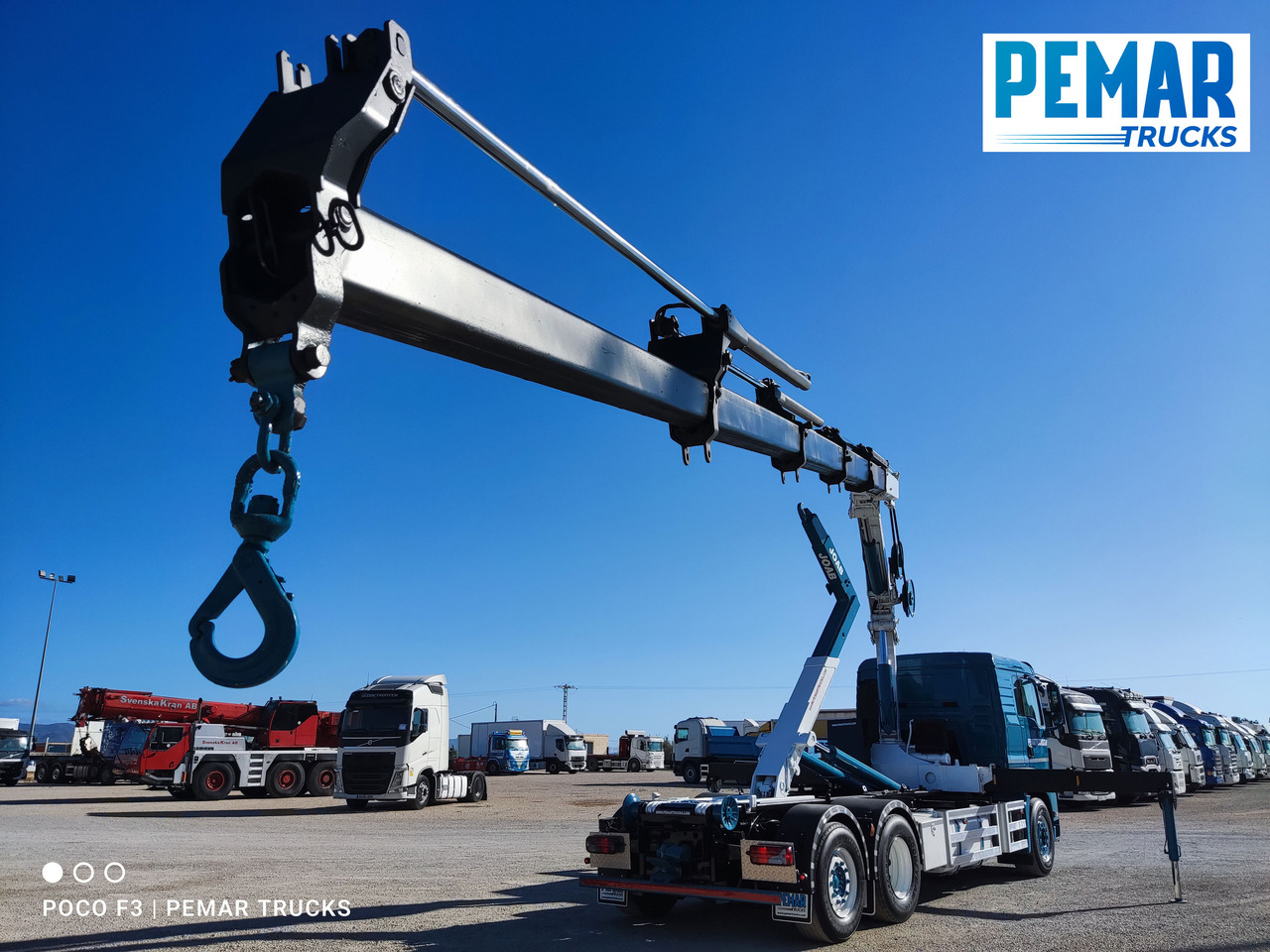 Savivartis sunkvežimis, Sunkvežimis su kranu MAN TGS 26.480 6X2 GRUA MULTILIFT: foto 15