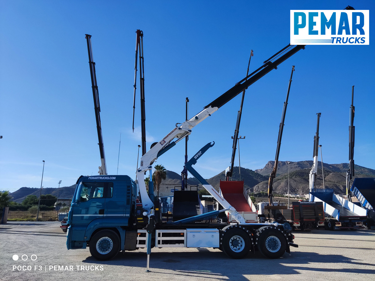 Savivartis sunkvežimis, Sunkvežimis su kranu MAN TGS 26.480 6X2 GRUA MULTILIFT: foto 16