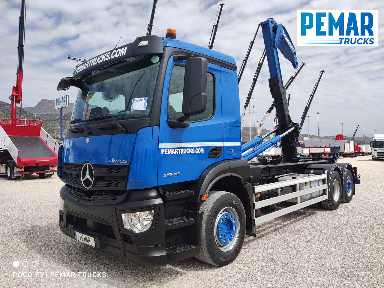 Konteineris-vežimus/ Sukeisti kūną sunkvežimis MERCEDES-BENZ ANTOS 2546 6X2 MULTILIFT: foto 10