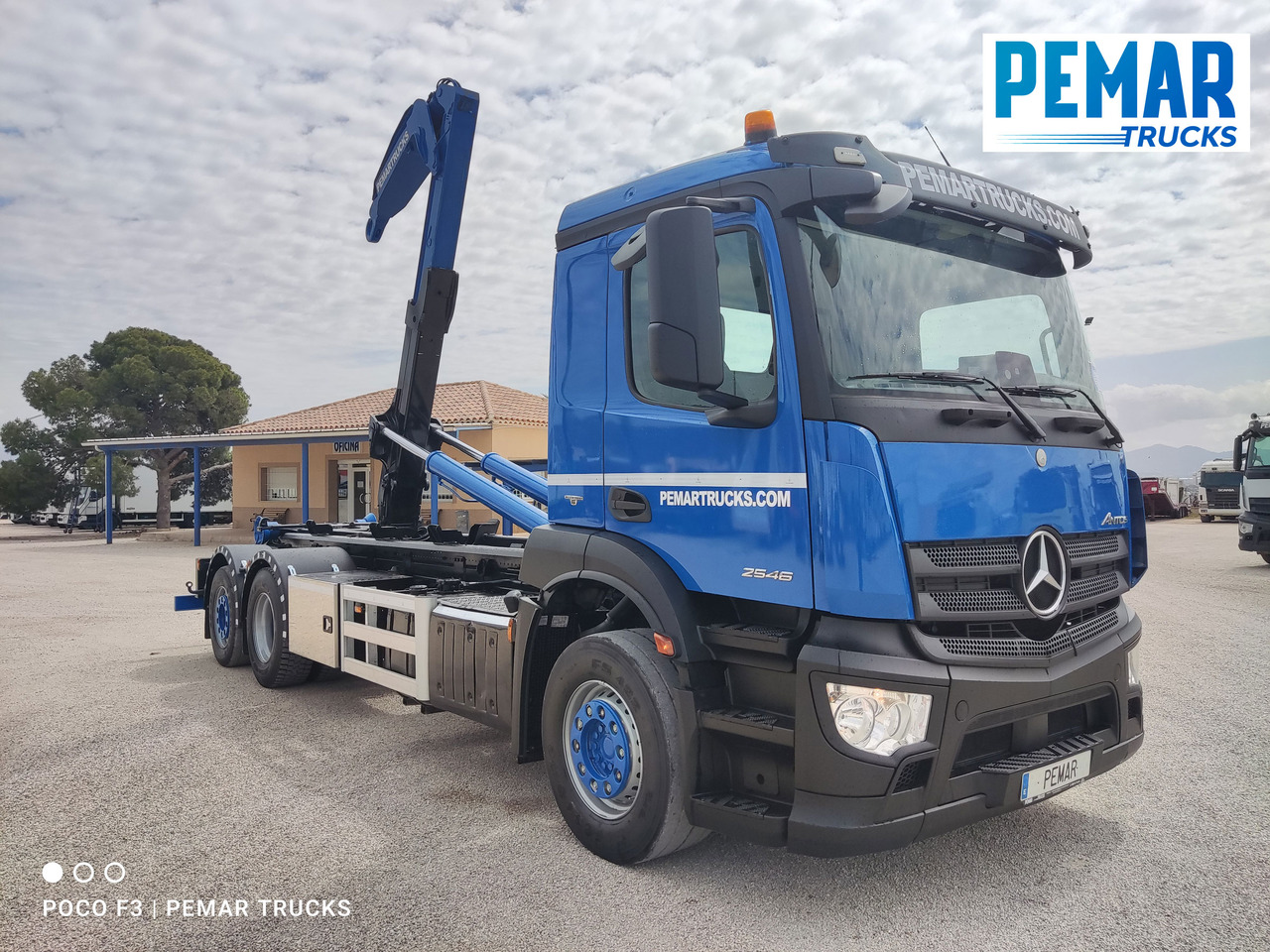 Konteineris-vežimus/ Sukeisti kūną sunkvežimis MERCEDES-BENZ ANTOS 2546 6X2 MULTILIFT: foto 12