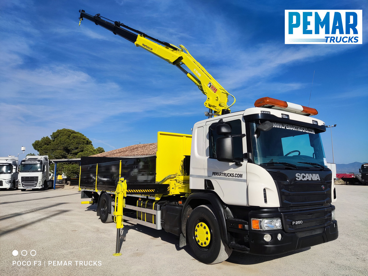 Sunkvežimis su kranu SCANIA P 250 GRUA CAJA FIJA: foto 11