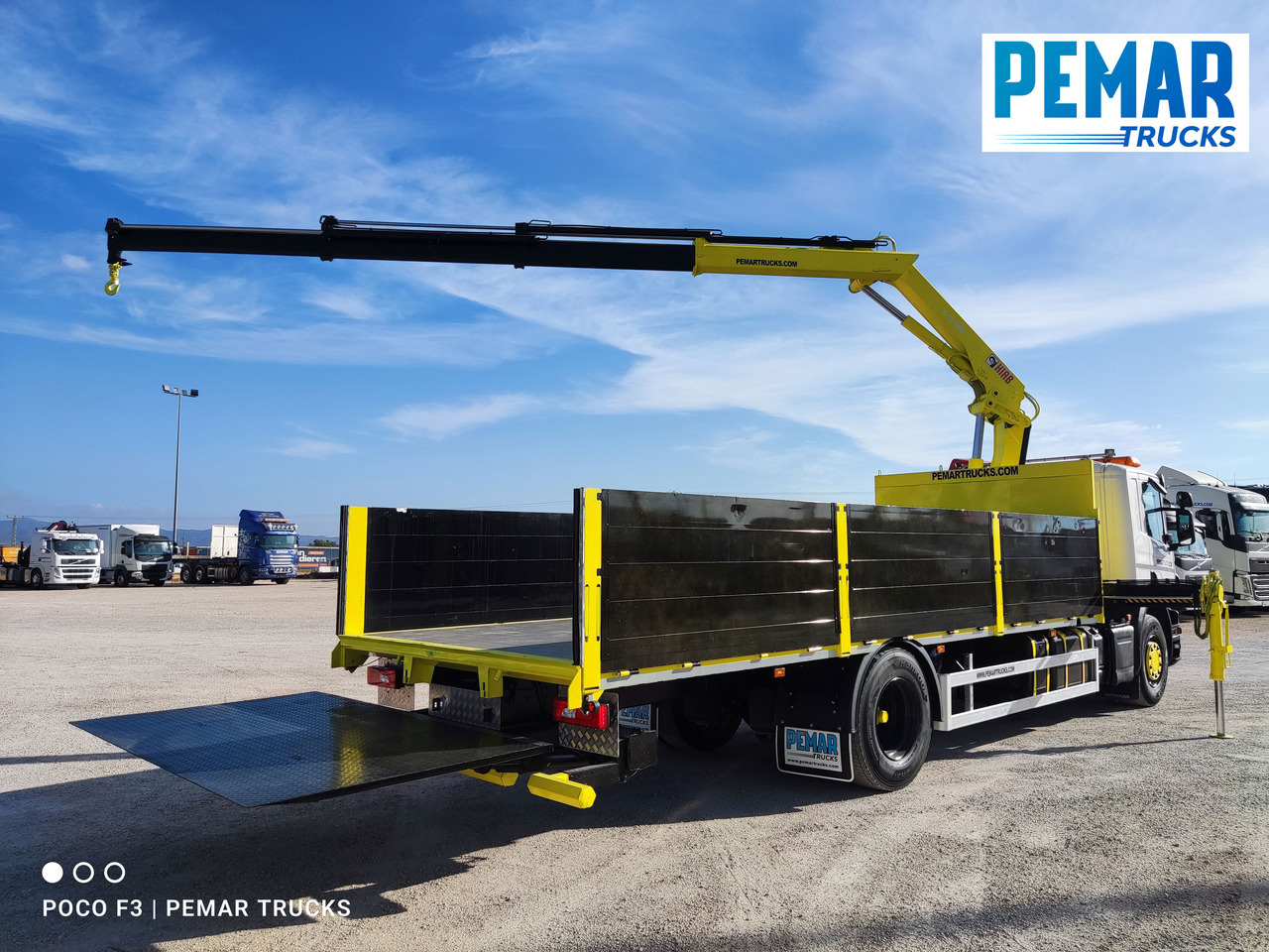 Sunkvežimis su kranu SCANIA P 250 GRUA CAJA FIJA: foto 13