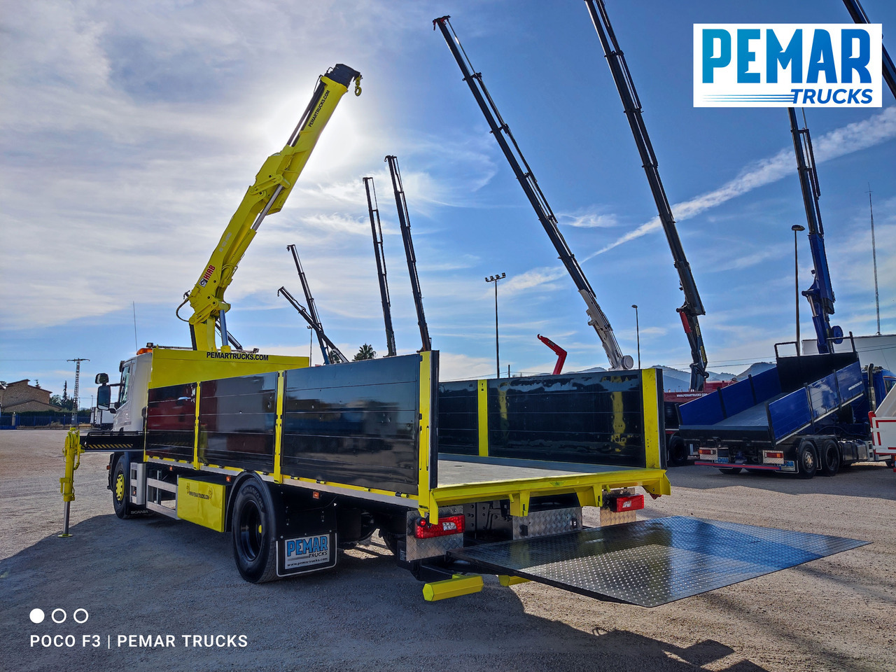 Sunkvežimis su kranu SCANIA P 250 GRUA CAJA FIJA: foto 15