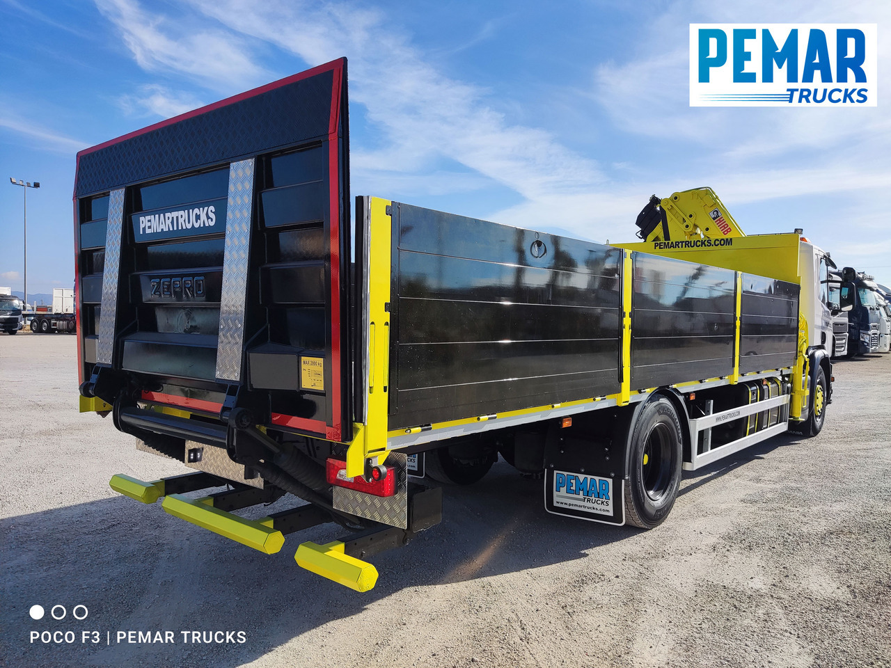 Sunkvežimis su kranu SCANIA P 250 GRUA CAJA FIJA: foto 6