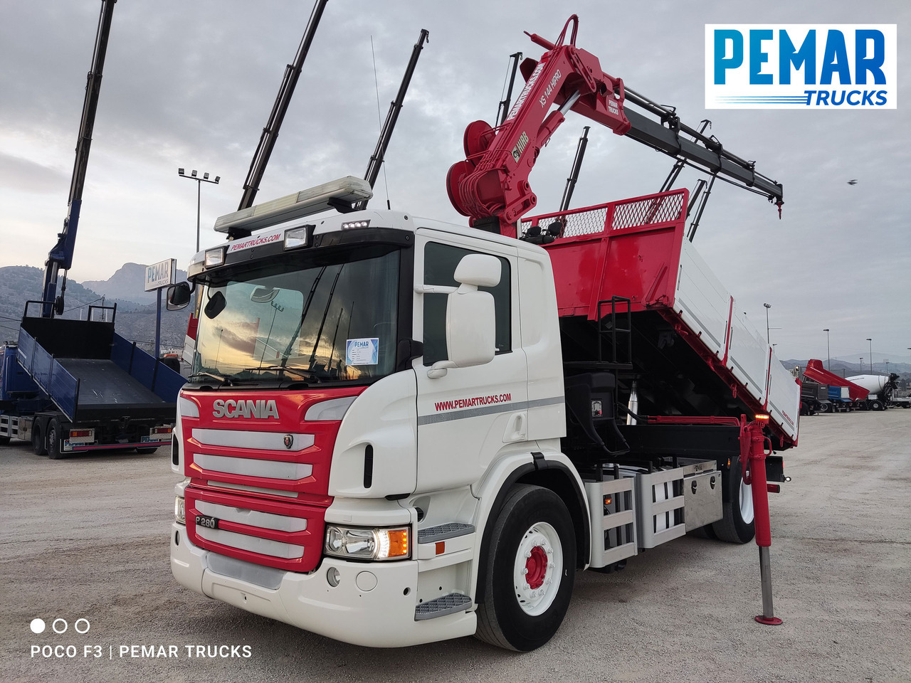 SCANIA P 280 GRUA BASCULANTE 18T EURO 6 - Sunkvežimis su kranu: foto 1 SCANIA P 280 GRUA BASCULANTE 18T EURO 6 - Sunkvežimis su kranu: foto 1