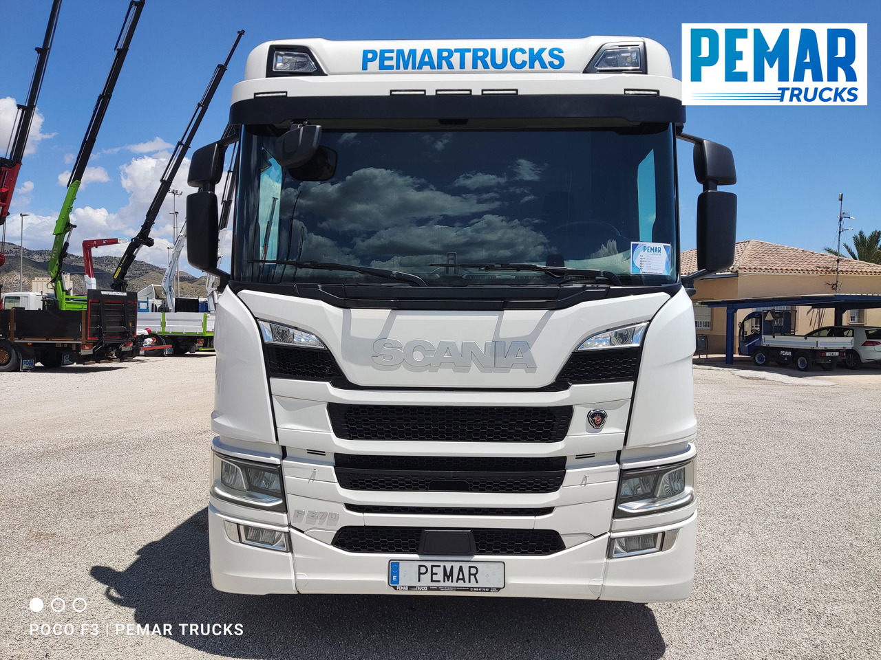 SCANIA P 370 4X2 GRUA CAJA FIJA - Platforminis/ Bortinis sunkvežimis, Sunkvežimis su kranu: foto 3 SCANIA P 370 4X2 GRUA CAJA FIJA - Platforminis/ Bortinis sunkvežimis, Sunkvežimis su kranu: foto 3