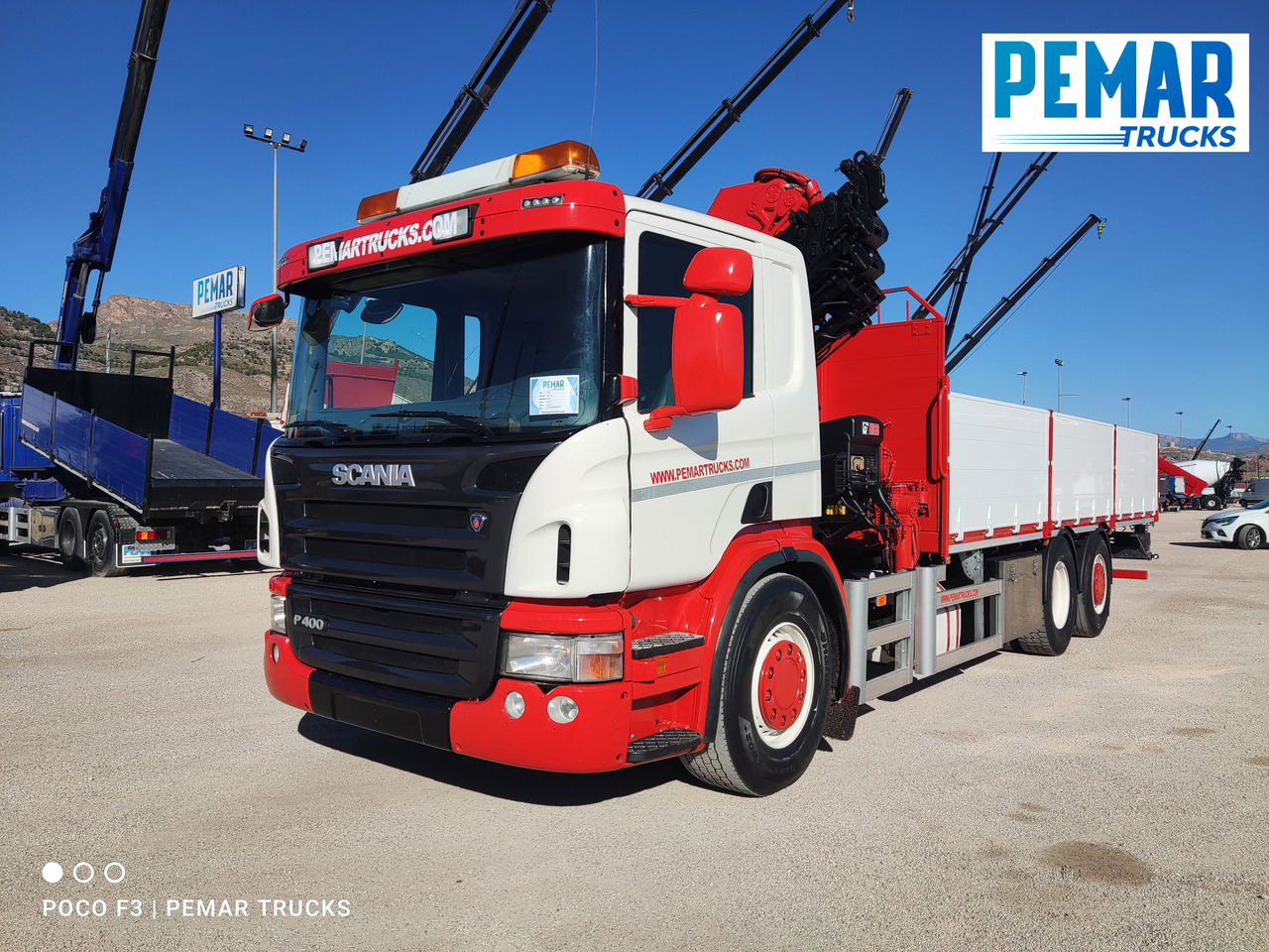 SCANIA P 400 6X2 GRUA CAJA FIJA - Sunkvežimis su kranu: foto 2 SCANIA P 400 6X2 GRUA CAJA FIJA - Sunkvežimis su kranu: foto 2