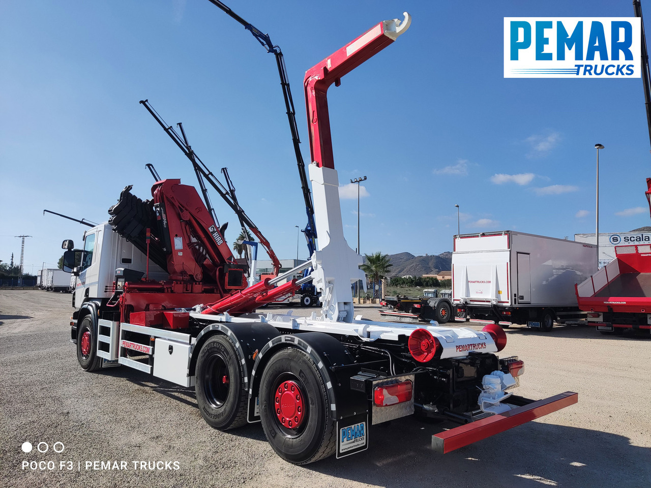 Sunkvežimis su kranu SCANIA P 420 GRUA GANCHO MULTILIFT 6X2: foto 15