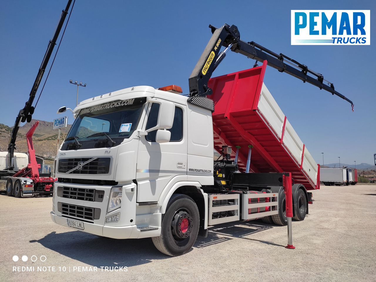 VOLVO FM 440 6X4 GRUA BASCULANTE - Savivartis sunkvežimis, Sunkvežimis su kranu: foto 1 VOLVO FM 440 6X4 GRUA BASCULANTE - Savivartis sunkvežimis, Sunkvežimis su kranu: foto 1
