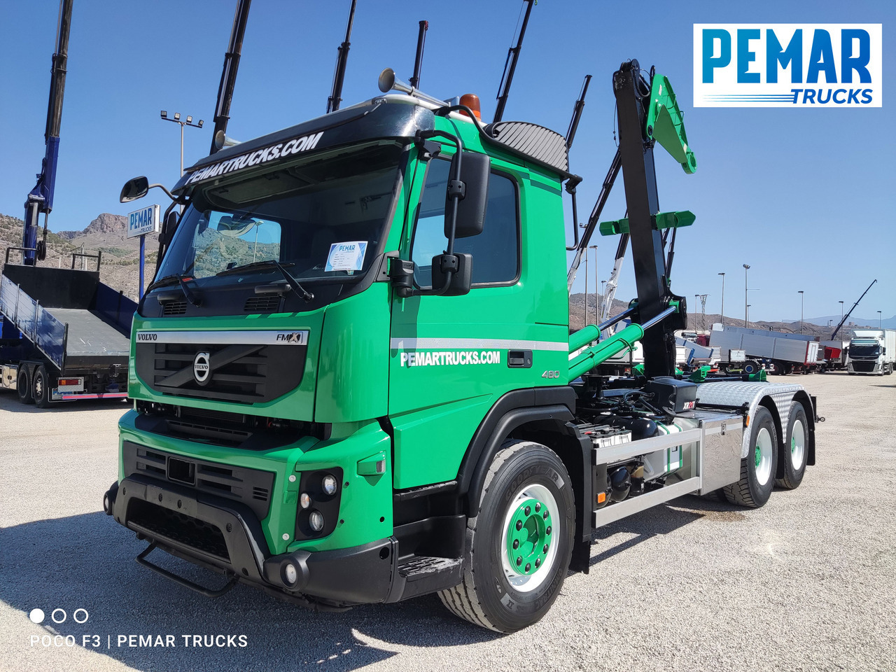 VOLVO FMX 460 6X4 MULTILIFT 21T EURO 5 - Hook-lift sunkvežimis: foto 1 VOLVO FMX 460 6X4 MULTILIFT 21T EURO 5 - Hook-lift sunkvežimis: foto 1