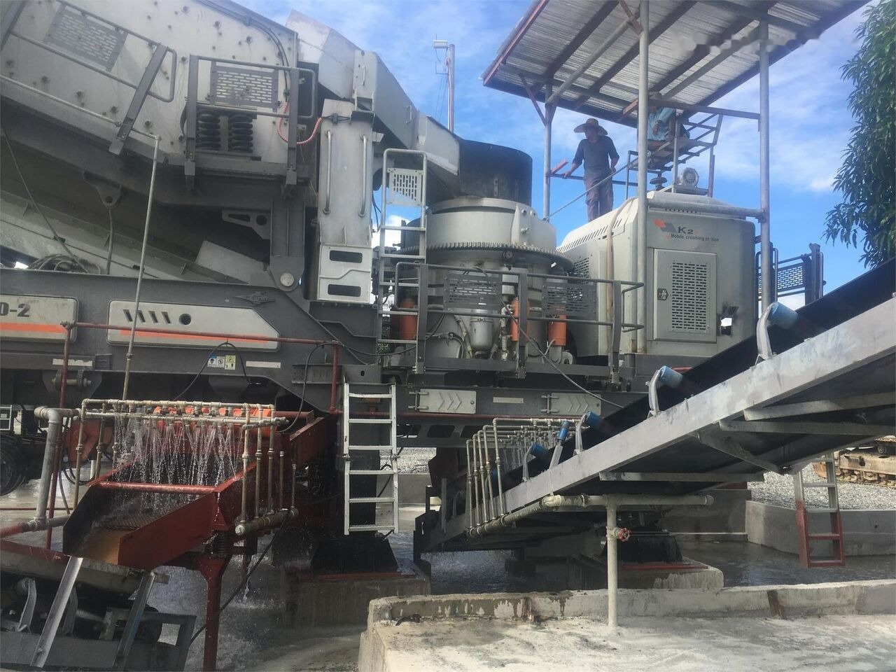 Kinglink HPY300 River Pebble Rock Portable Cone Crusher - Kūgio trupintuvas: foto 1 Kinglink HPY300 River Pebble Rock Portable Cone Crusher - Kūgio trupintuvas: foto 1