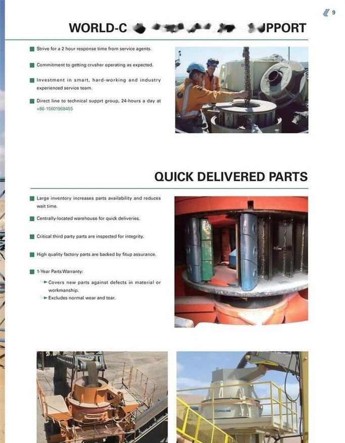 Nauja Trupintuvas Kinglink KL10 Sand making machine | VSI Sand Maker: foto 14