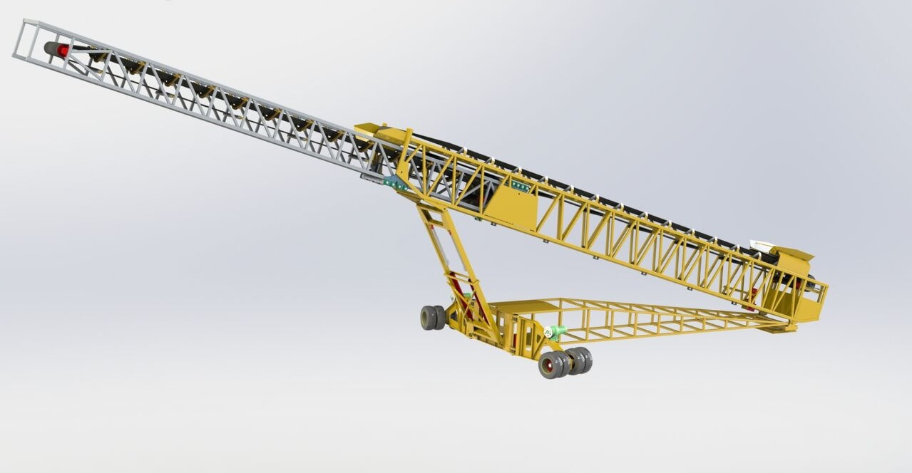 Kinglink New Belt Conveyor | Telescopic Radial Stacker - Juostinis transporteris: foto 4 Kinglink New Belt Conveyor | Telescopic Radial Stacker - Juostinis transporteris: foto 4
