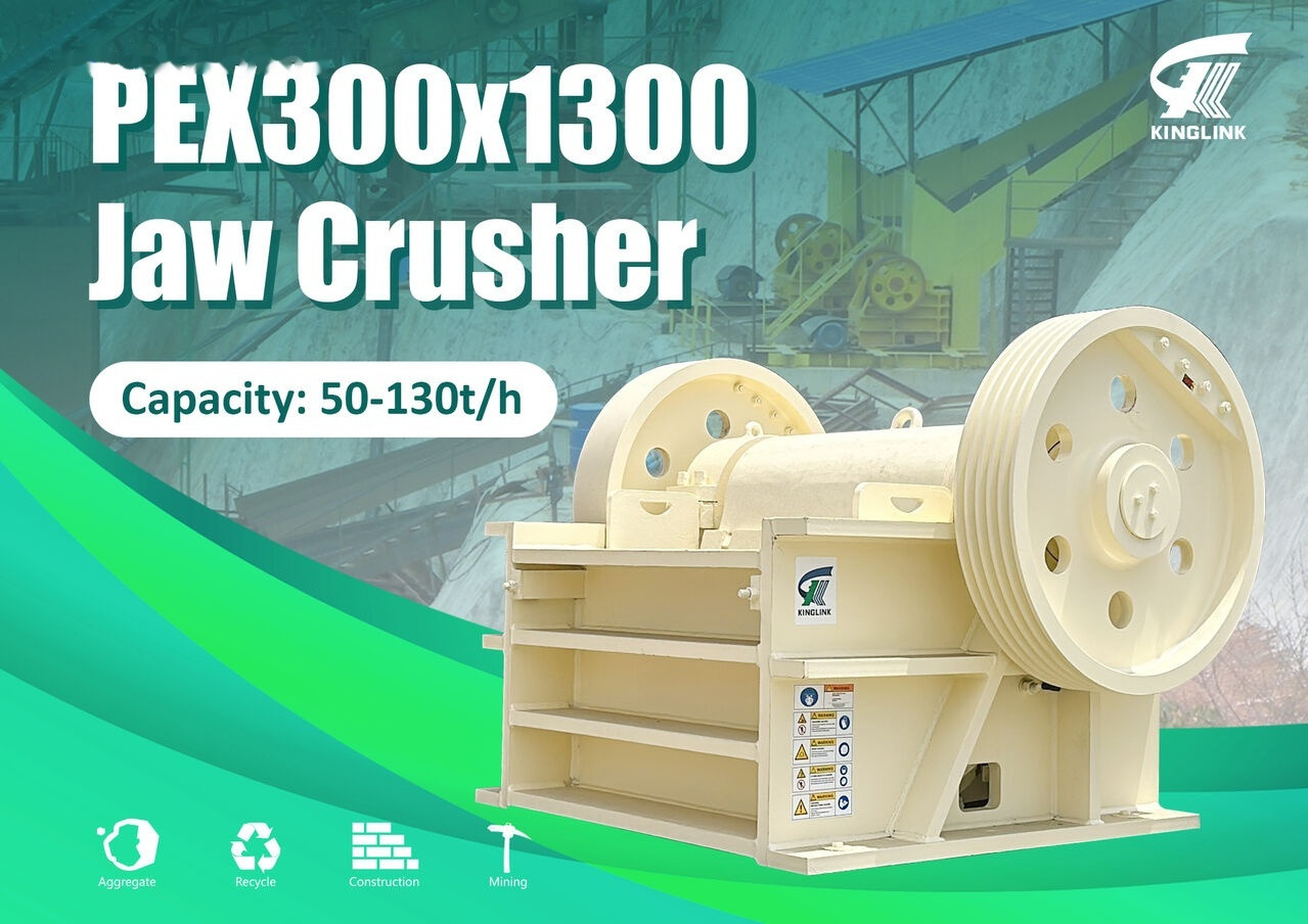 Kinglink PEX1251 | PEX300x1300 Secondary Stone Jaw Crusher - Žandikaulio trupintuvas: foto 1 Kinglink PEX1251 | PEX300x1300 Secondary Stone Jaw Crusher - Žandikaulio trupintuvas: foto 1