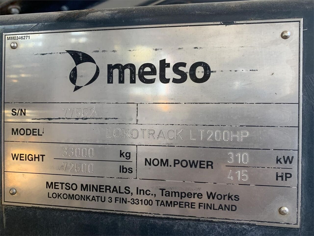 Metso LT200HP - Mobilus trupintuvas: foto 2 Metso LT200HP - Mobilus trupintuvas: foto 2