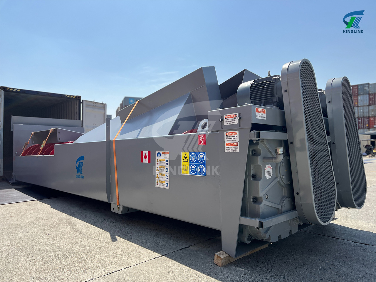 KINGLINK Sandscrew 36'' x 25' | Fine Material Washer | Sand Screw in Canada - Statybinė technika: foto 1 KINGLINK Sandscrew 36'' x 25' | Fine Material Washer | Sand Screw in Canada - Statybinė technika: foto 1