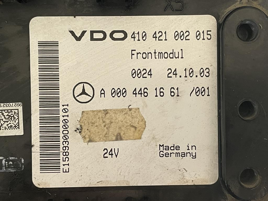 MERCEDES-BENZ ACTROS MP2 FRONTMODUL - A 000 446 1661 - Valdymo blokas - Sunkvežimis: foto 2 MERCEDES-BENZ ACTROS MP2 FRONTMODUL - A 000 446 1661 - Valdymo blokas - Sunkvežimis: foto 2