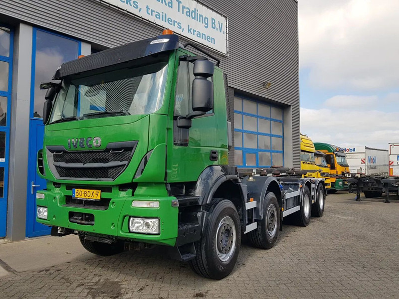 Iveco Stralis 450 8x4 Steel Nieuwe Apk/TÜV 430.000 km kettingsyst 30 t - Konteineris-vežimus/ Sukeisti kūną sunkvežimis: foto 2 Iveco Stralis 450 8x4 Steel Nieuwe Apk/TÜV 430.000 km kettingsyst 30 t - Konteineris-vežimus/ Sukeisti kūną sunkvežimis: foto 2