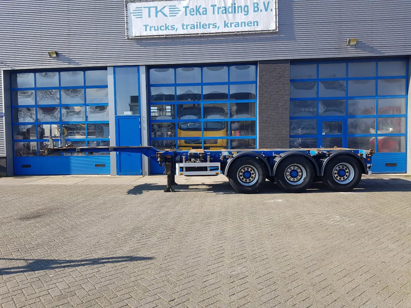 Pacton T3-010 Multi chassis Liftas BPW drum - Konteineris-vežimus/ Sukeisti kūną puspriekabė: foto 3 Pacton T3-010 Multi chassis Liftas BPW drum - Konteineris-vežimus/ Sukeisti kūną puspriekabė: foto 3