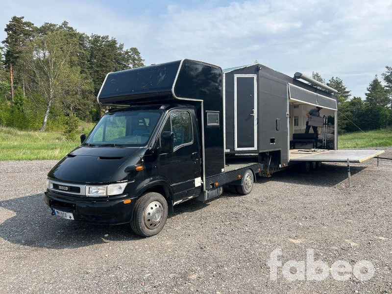 Iveco Daily 35C13 Iveco Daily 35C13 tractor with custom-built stage trailer - Autoparduotuvė: foto 1 Iveco Daily 35C13 Iveco Daily 35C13 tractor with custom-built stage trailer - Autoparduotuvė: foto 1