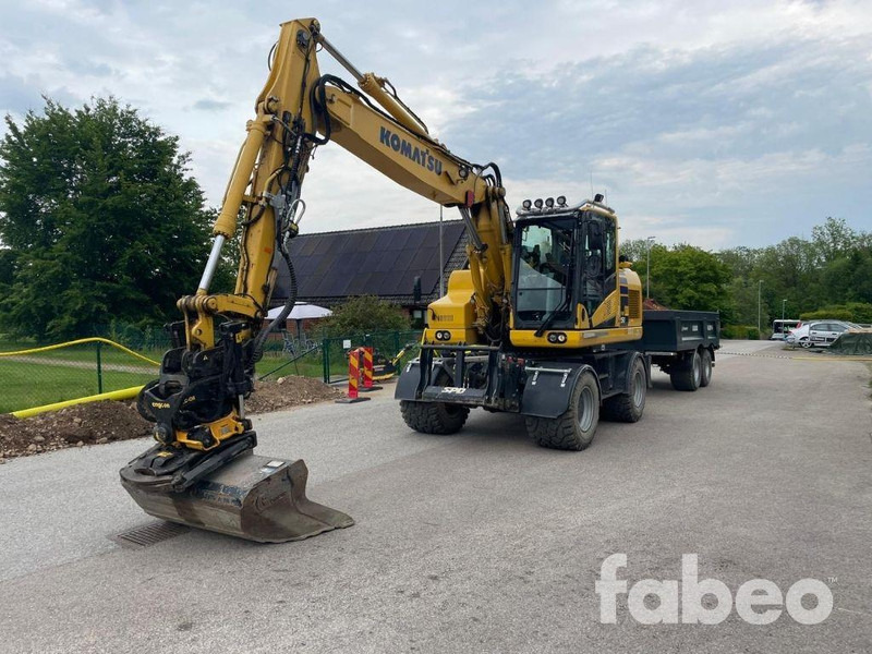 Komatsu PW160-11EO - Ratinis ekskavatorius: foto 1 Komatsu PW160-11EO - Ratinis ekskavatorius: foto 1