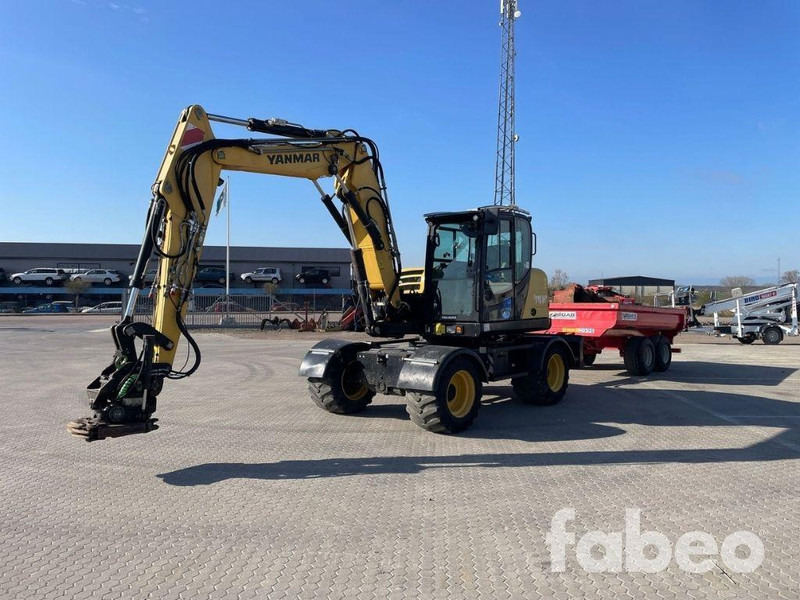 Yanmar B110W - Ratinis ekskavatorius: foto 1 Yanmar B110W - Ratinis ekskavatorius: foto 1