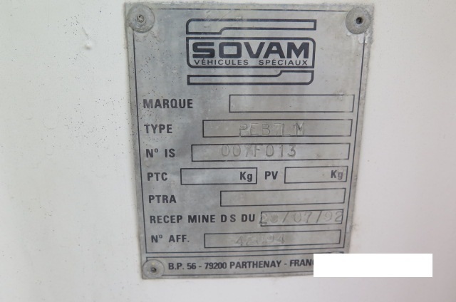 Sovam PEB7LM - Konteinerių ir padėklų krautuvas: foto 1 Sovam PEB7LM - Konteinerių ir padėklų krautuvas: foto 1