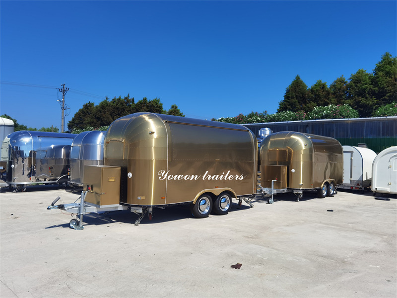 YOWON mobile fast food vending trailer factory price catering truck - Prekybinė priekaba: foto 4 YOWON mobile fast food vending trailer factory price catering truck - Prekybinė priekaba: foto 4