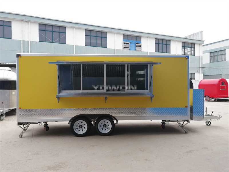 YOWON vintage model square food truck catering truck - Prekybinė priekaba: foto 5 YOWON vintage model square food truck catering truck - Prekybinė priekaba: foto 5