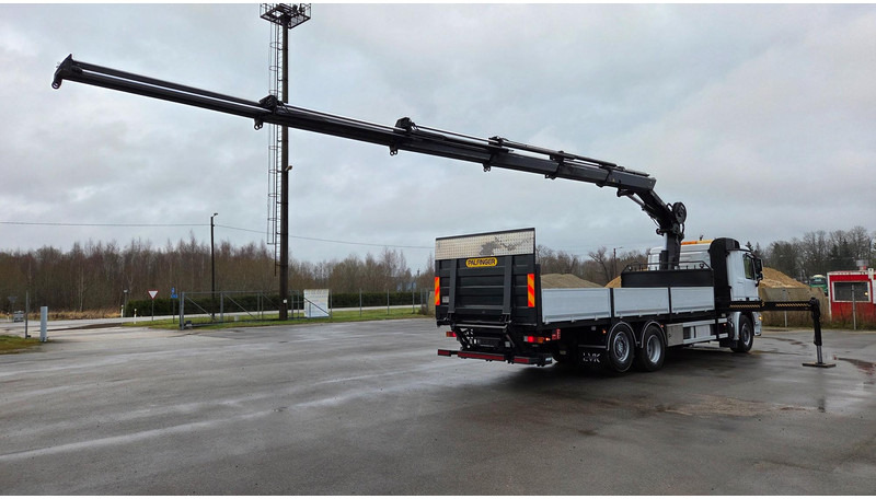 Mercedes-Benz Actros 2536 6X2 HIAB 288 EP-5 HIPRO - Platforminis/ Bortinis sunkvežimis, Sunkvežimis su kranu: foto 3 Mercedes-Benz Actros 2536 6X2 HIAB 288 EP-5 HIPRO - Platforminis/ Bortinis sunkvežimis, Sunkvežimis su kranu: foto 3