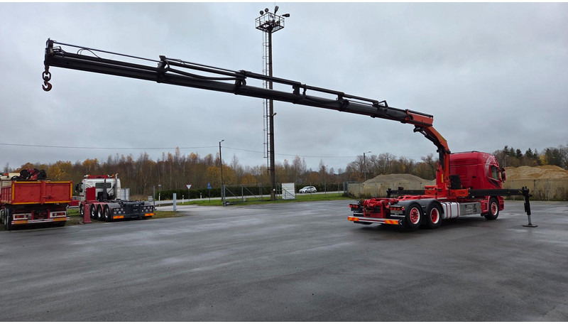 Scania P400 6X2*4 Palfinger PK26002 - Hook-lift sunkvežimis, Sunkvežimis su kranu: foto 3 Scania P400 6X2*4 Palfinger PK26002 - Hook-lift sunkvežimis, Sunkvežimis su kranu: foto 3