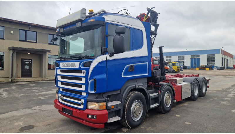 Scania R500 8X4 Epsilon E250Z95 - Hook-lift sunkvežimis, Sunkvežimis su kranu: foto 3 Scania R500 8X4 Epsilon E250Z95 - Hook-lift sunkvežimis, Sunkvežimis su kranu: foto 3