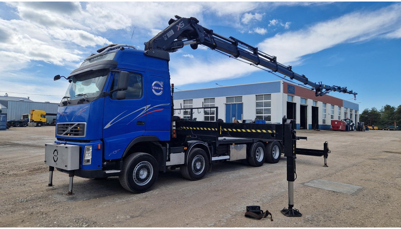 Volvo FH480 8X4 HIAB 800E-6 HiPro + JIB170X5 - Platforminis/ Bortinis sunkvežimis, Sunkvežimis su kranu: foto 1 Volvo FH480 8X4 HIAB 800E-6 HiPro + JIB170X5 - Platforminis/ Bortinis sunkvežimis, Sunkvežimis su kranu: foto 1