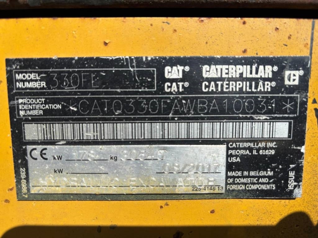 Vikšrinis ekskavatorius CAT 330 FL: foto 9