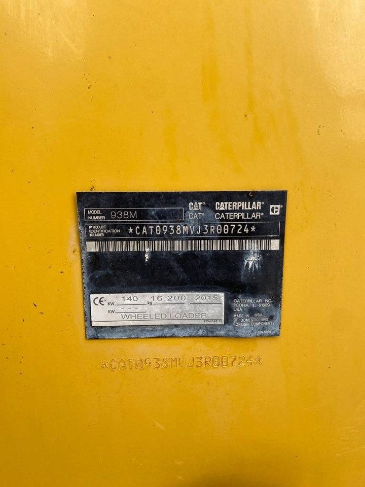 Ratinis krautuvas CAT 938 M (Bucket + Forks): foto 9