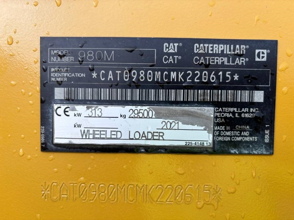 Ratinis krautuvas CAT 980 M: foto 10