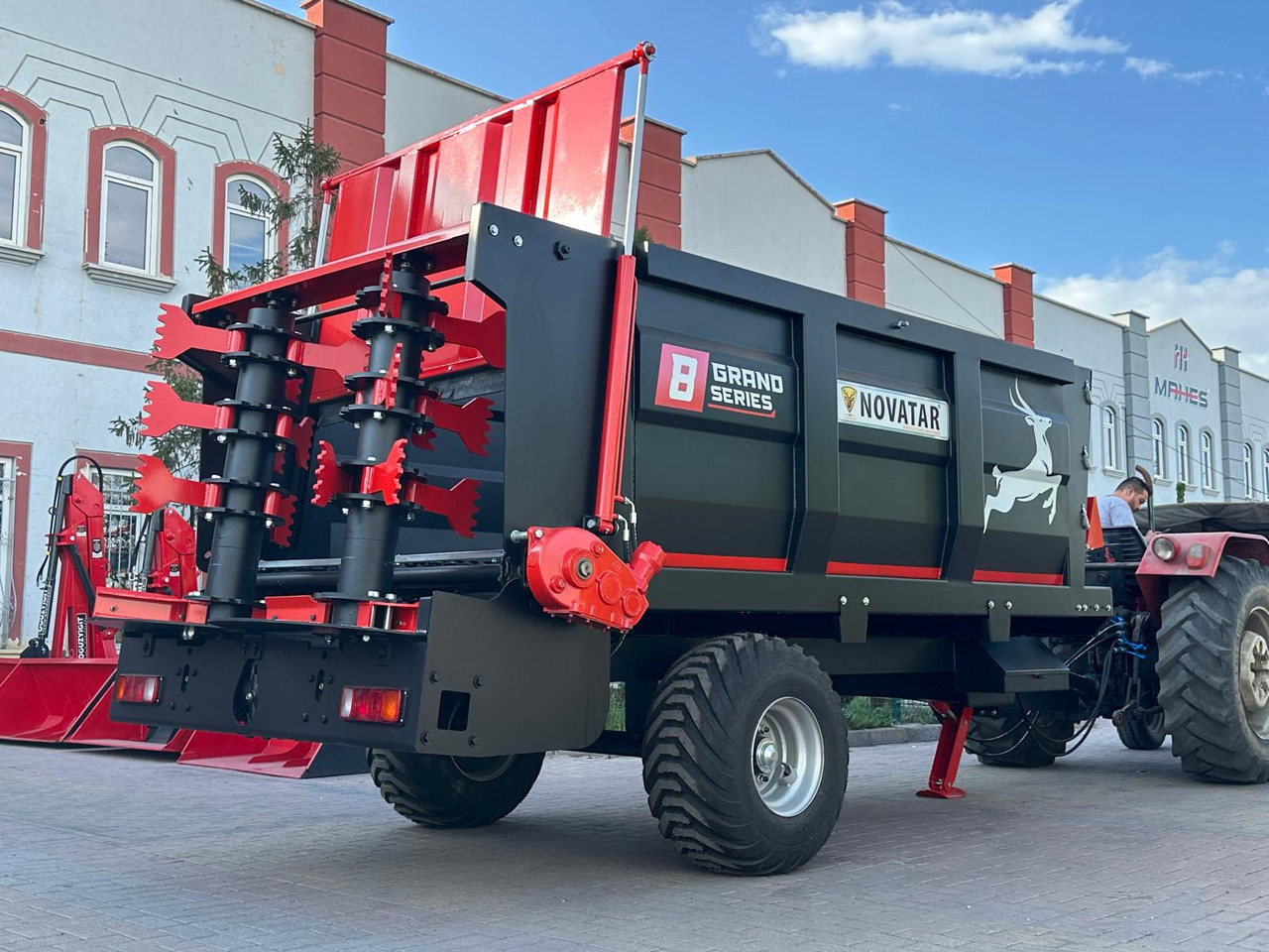 Novatar Manure Spreader 6 m3 - Mėšlo kratytuvas: foto 3 Novatar Manure Spreader 6 m3 - Mėšlo kratytuvas: foto 3