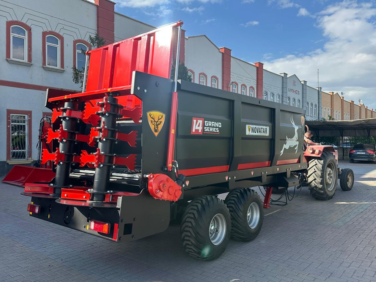 Novatar Manure Spreader Trailer 10 M3 - Mėšlo kratytuvas: foto 5 Novatar Manure Spreader Trailer 10 M3 - Mėšlo kratytuvas: foto 5