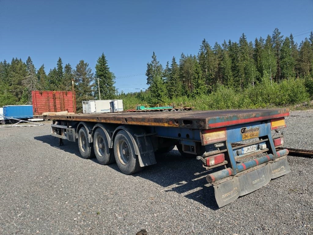 GT trailer Vahva tasalava,hyvillä sidontapisteillä - Platforminė/ Bortinė puspriekabė: foto 1 GT trailer Vahva tasalava,hyvillä sidontapisteillä - Platforminė/ Bortinė puspriekabė: foto 1