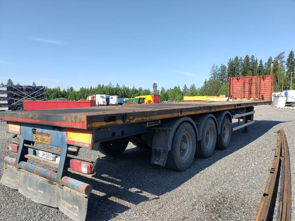GT trailer Vahva tasalava,hyvillä sidontapisteillä - Platforminė/ Bortinė puspriekabė: foto 2 GT trailer Vahva tasalava,hyvillä sidontapisteillä - Platforminė/ Bortinė puspriekabė: foto 2