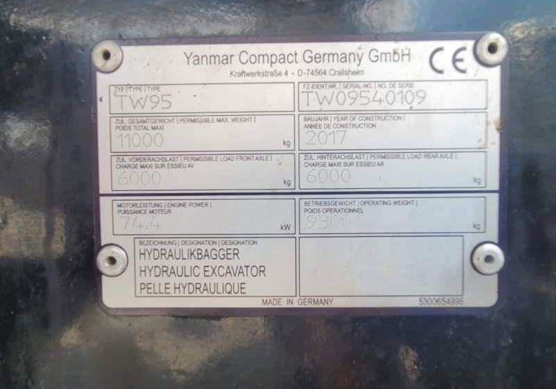 Schaeff TW95 / SPROWADZONA Z FRANCJI/ 6 500 MTH - Ratinis ekskavatorius: foto 2 Schaeff TW95 / SPROWADZONA Z FRANCJI/ 6 500 MTH - Ratinis ekskavatorius: foto 2