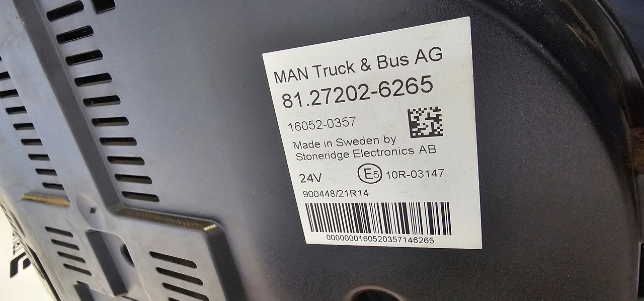 MAN MAN TGX / TGS EURO6 instrument panel, dashboard, information panel, instrument cluster 81272026265, 81258077136, 81272026268, 81258077149, 81258077142, 81272026252, 81272026254, 81258077138, 812720262 - Atsarginės dalys - Sunkvežimis: foto 3 MAN MAN TGX / TGS EURO6 instrument panel, dashboard, information panel, instrument cluster 81272026265, 81258077136, 81272026268, 81258077149, 81258077142, 81272026252, 81272026254, 81258077138, 812720262 - Atsarginės dalys - Sunkvežimis: foto 3