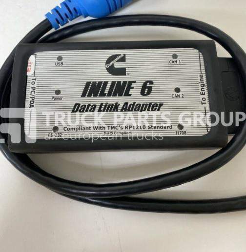 Cummins INLINE 6 DataLink Adapter Truck Diagnostic Tool - Elektros sistema - Sunkvežimis: foto 1 Cummins INLINE 6 DataLink Adapter Truck Diagnostic Tool - Elektros sistema - Sunkvežimis: foto 1