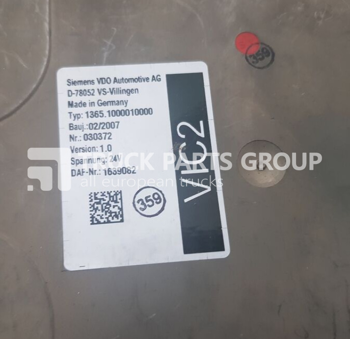 DAF 95XF EURO3, VIC2 electronic control unit 1639082 control unit - Valdymo blokas - Sunkvežimis: foto 2 DAF 95XF EURO3, VIC2 electronic control unit 1639082 control unit - Valdymo blokas - Sunkvežimis: foto 2