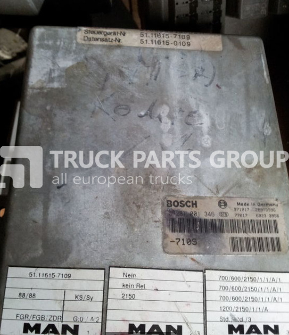 MAN ECU EDC, engine control unit 4 series , L2000, 51116167173, 5111 control unit - Valdymo blokas - Sunkvežimis: foto 5 MAN ECU EDC, engine control unit 4 series , L2000, 51116167173, 5111 control unit - Valdymo blokas - Sunkvežimis: foto 5
